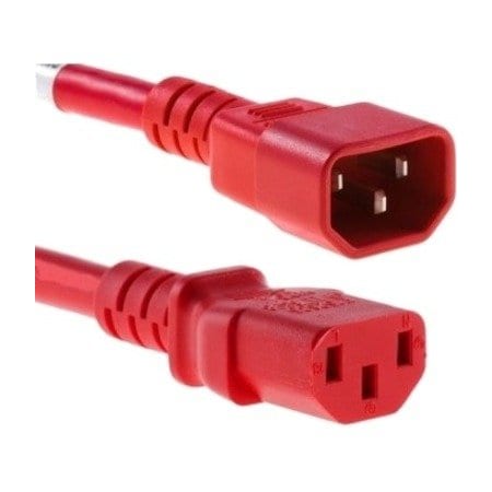 Unc Group 3.5Ft Power Cord C13-C14 10Amp Red PWRC13C143.5FRED